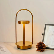 Rechargeable metal touch table lamp