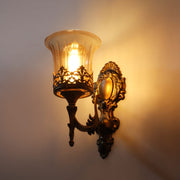 Antique Brass Finish Wall Light
