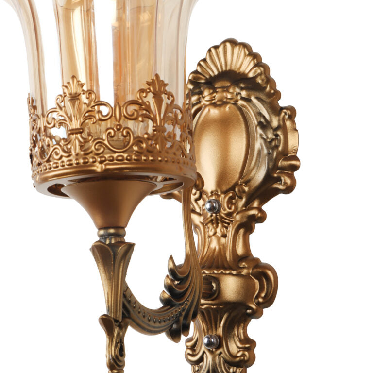 Antique Brass Finish Wall Light