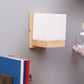 Contemporary Glass Metal Wood Wall Light