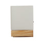 Contemporary Glass Metal Wood Wall Light