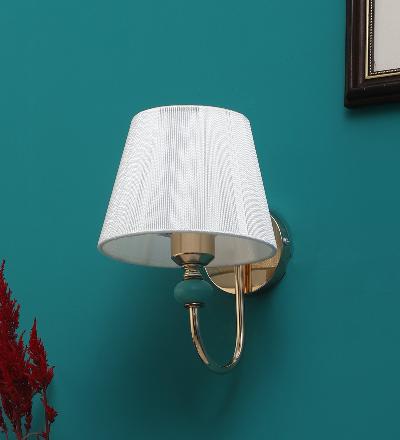 Designer Lighting Golden Finish Wall Light