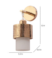 Designer Lighting Golden Finish Wall Light