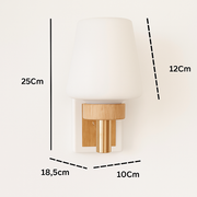 Creative Wood Wall Lantern Modern Simple Wall Light Style 2