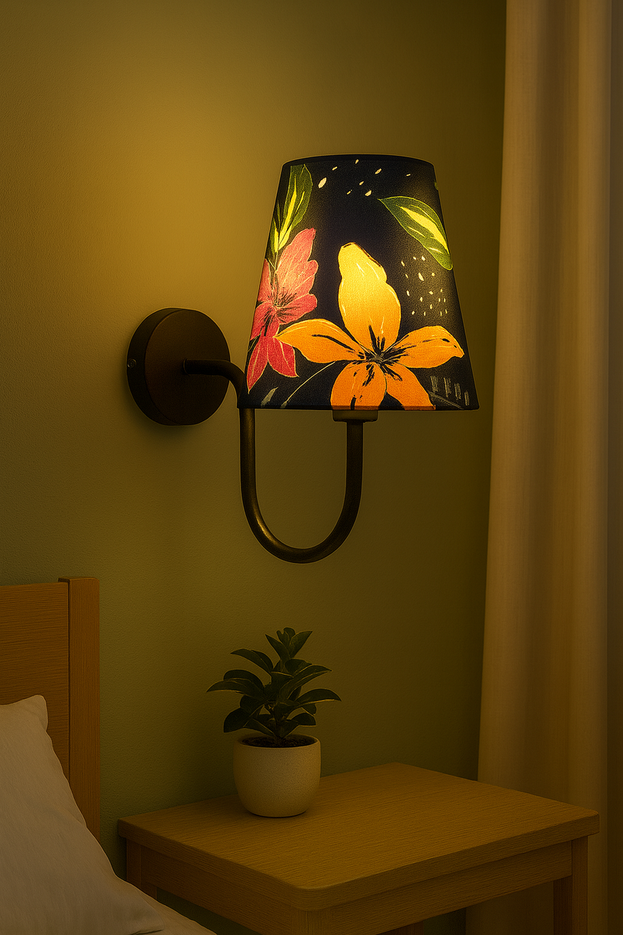 The Stamp Lamp Shade Wall Lights