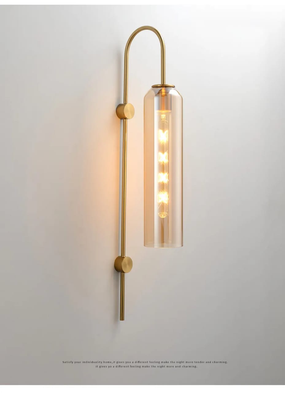 Designer Sunset Glass Wall Light-