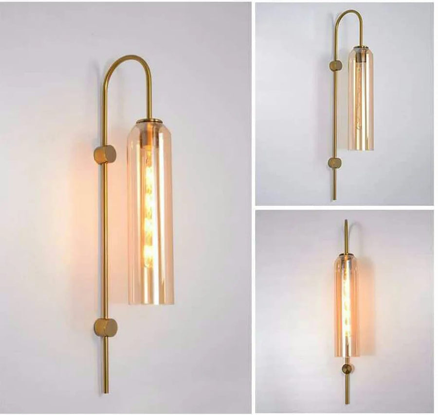 Designer Sunset Glass Wall Light-
