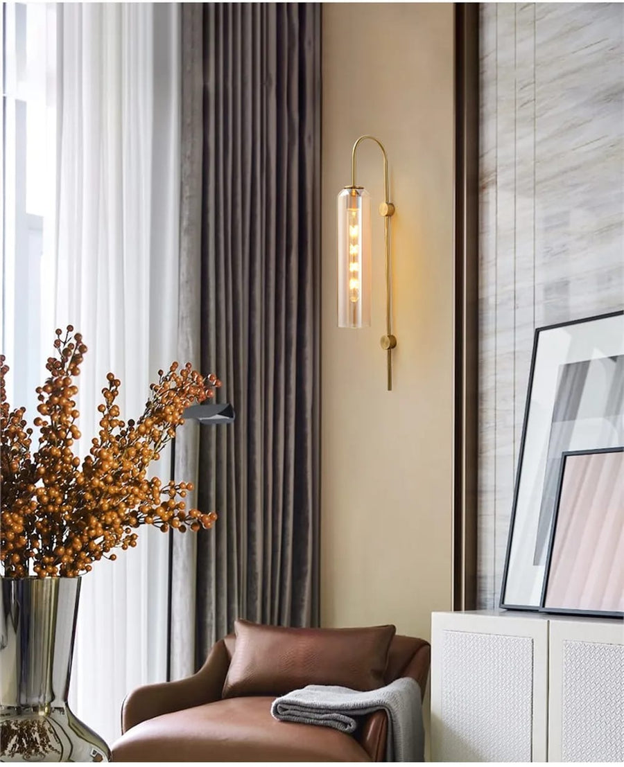 Designer Sunset Glass Wall Light-