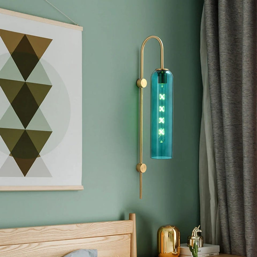 Designer Sunset Glass Wall Light-