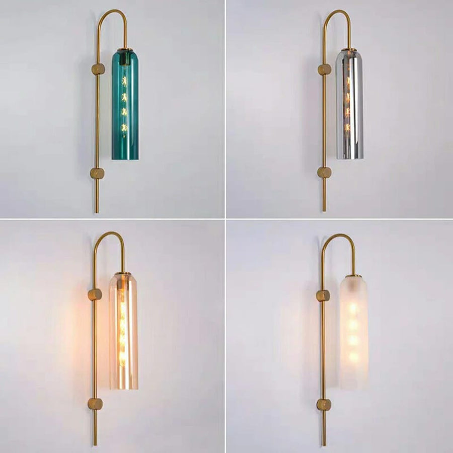 Designer Sunset Glass Wall Light-