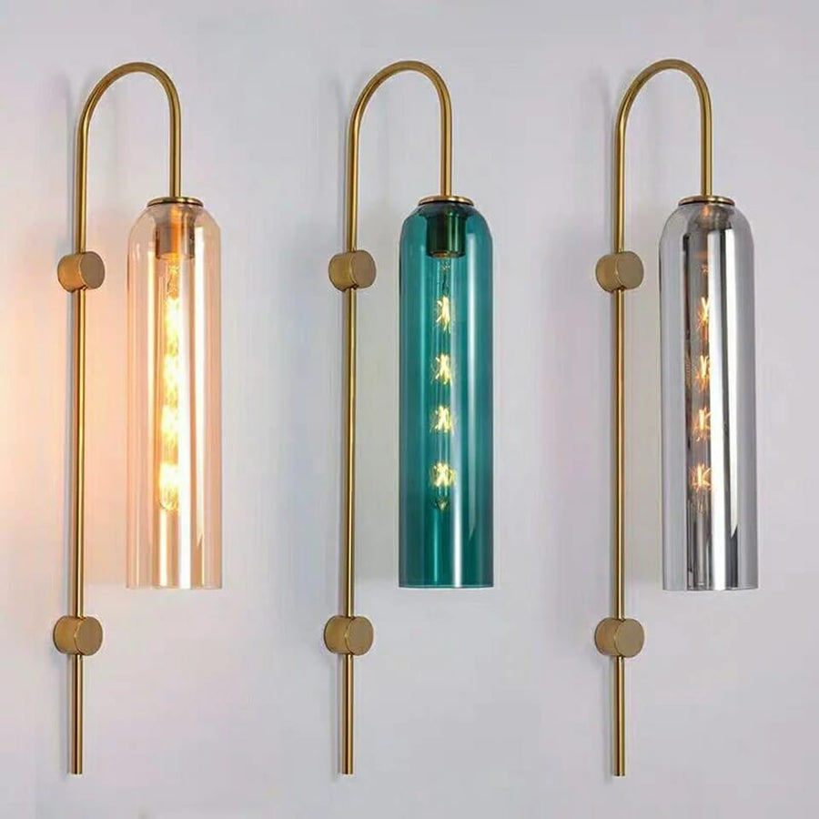 Designer Sunset Glass Wall Light-