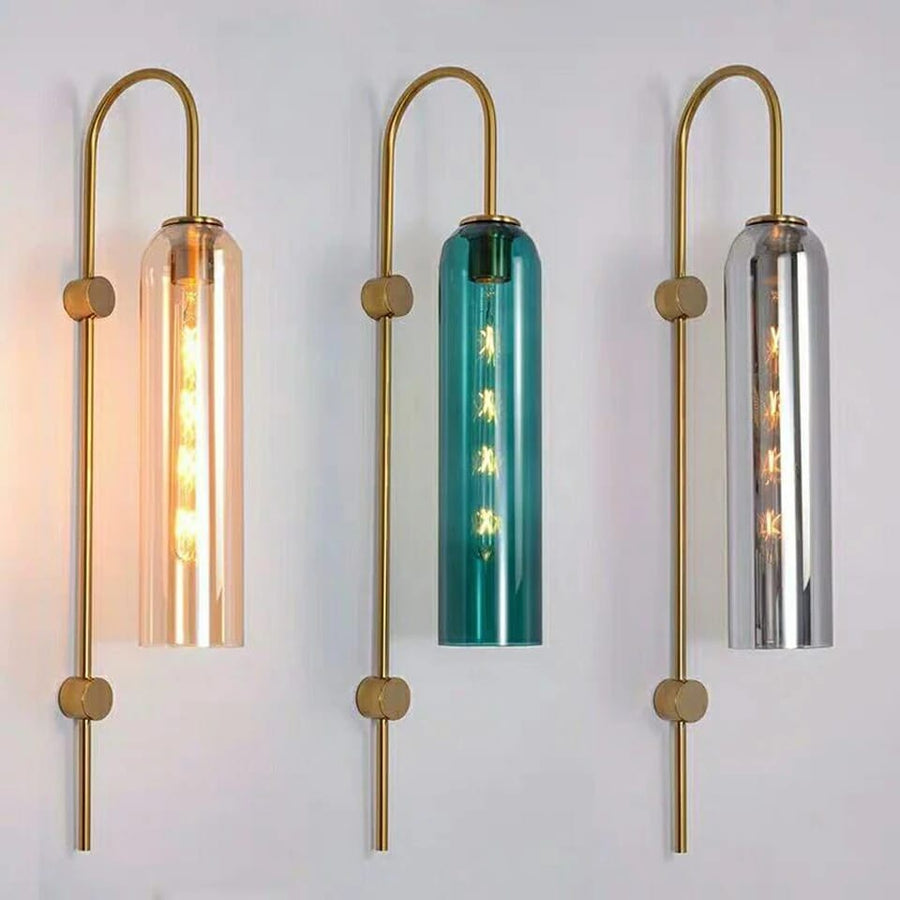 Designer Sunset Glass Wall Light