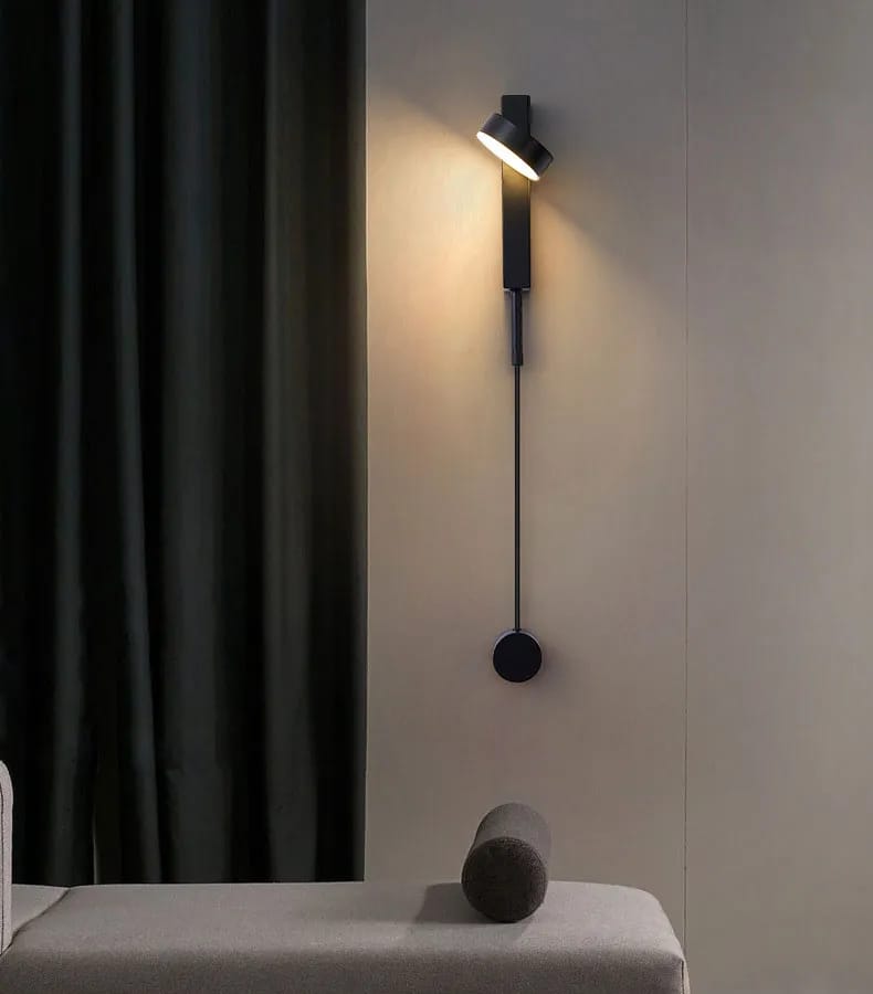 Nordic Adjustable Modern Acrylic Wall Light Bedside LED Aluminium Meta ...