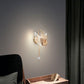 Swan Rose Gold Design Indoor Wall Lights