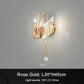 Swan Rose Gold Design Indoor Wall Lights