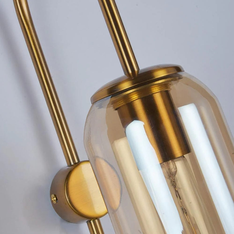 Designer Sunset Glass Wall Light-