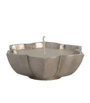 set of 2 Alumnum cast aroma candle