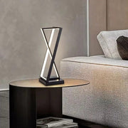 Geomatry style metal table lamp