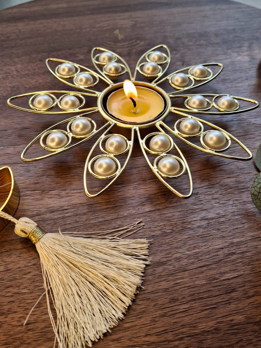 Tea Light Candle Holder  Diwali Decoration for Home Diya for Home Décor