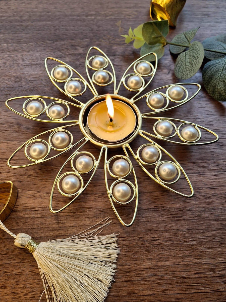 Tea Light Candle Holder  Diwali Decoration for Home Diya for Home Décor