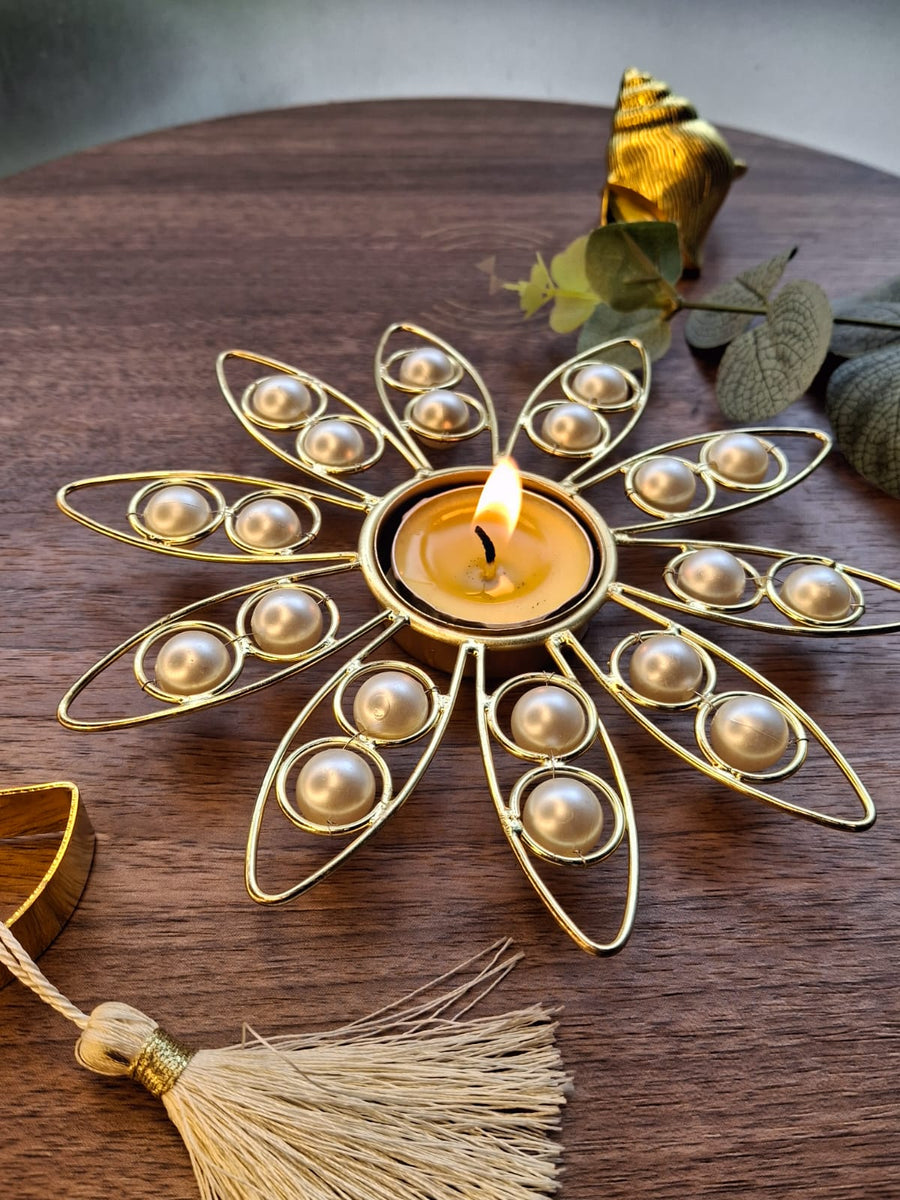 Tea Light Candle Holder  Diwali Decoration for Home Diya for Home Décor