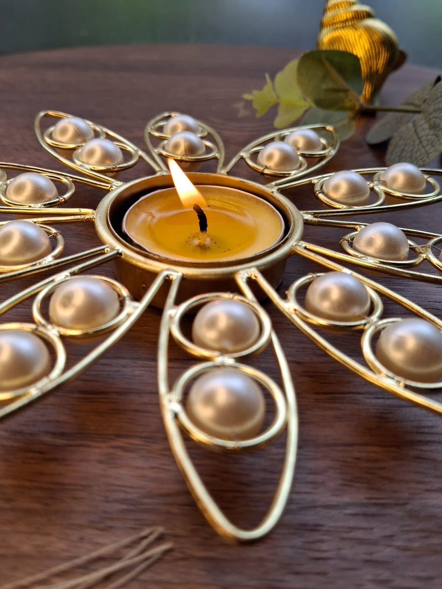 Tea Light Candle Holder  Diwali Decoration for Home Diya for Home Décor