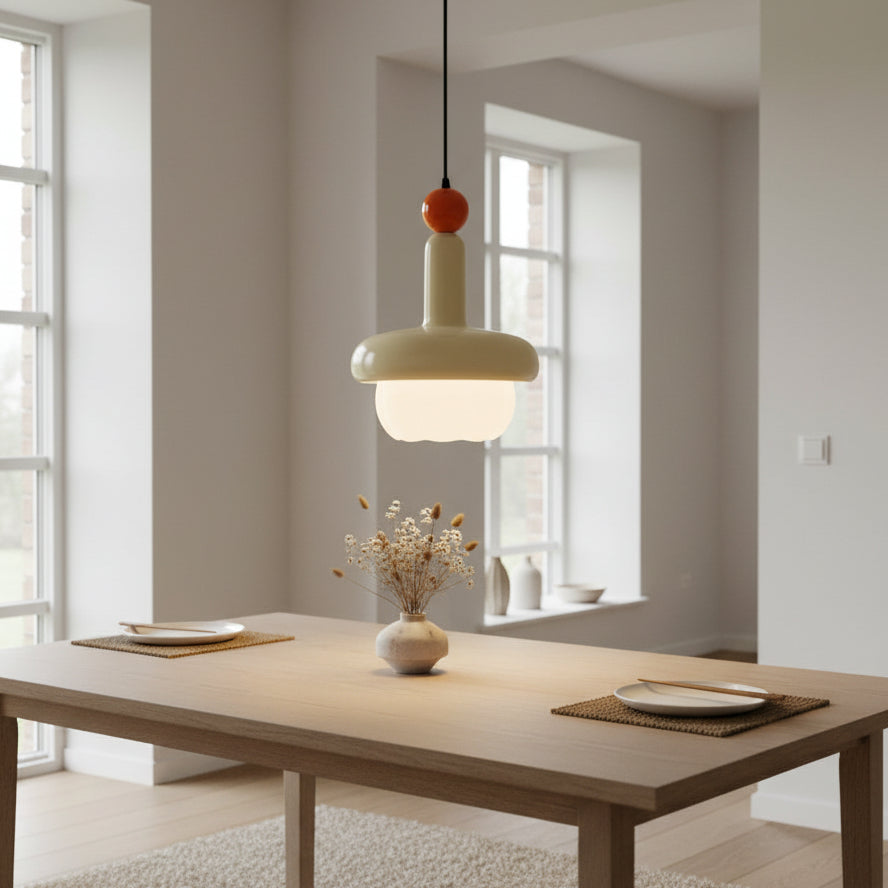 Modern Pastel Pendant Light | Designer Hanging Lamp | Adjustable Ceiling Light