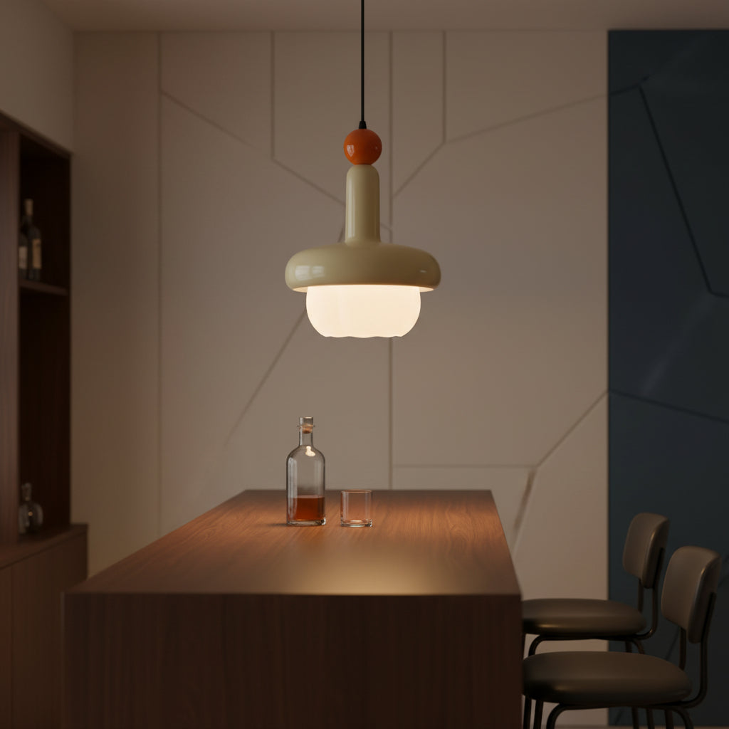 Modern Pastel Pendant Light | Designer Hanging Lamp | Adjustable Ceiling Light