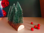 Set of 3 trees Table top Christmas decor