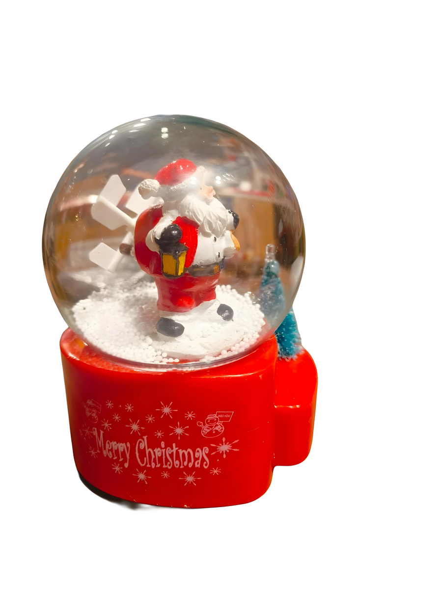 Christmas Snow Globe Musical Light Tabletop Xmas decorations
