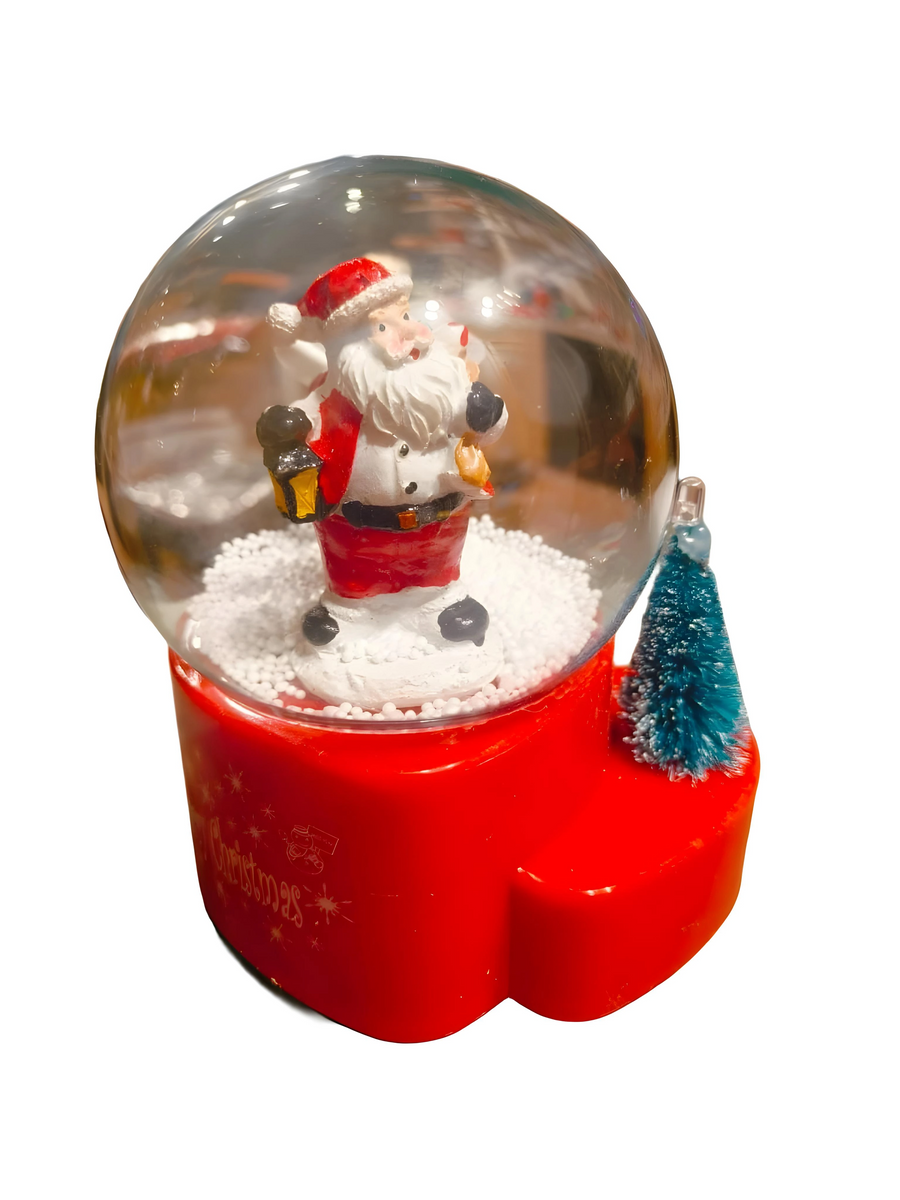Christmas Snow Globe Musical Light Tabletop Xmas decorations