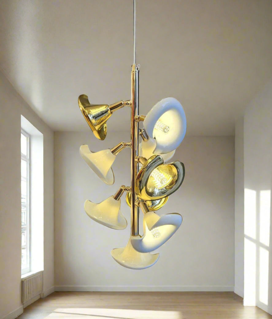 Ceramic Hibicus floweret  Pendant Light