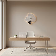 Designer LED Backlit Wall Clock with Remote Control | USB Powered Decorative Clock