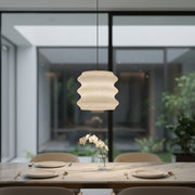 Modern Textured Pendant Light | E27 Hanging Lamp | Decorative Ceiling Light for Living & Dining