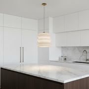 Modern Textured Pendant Light | E27 Hanging Lamp | Decorative Ceiling Light for Living & Dining