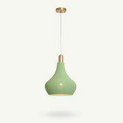 Modern Textured Pendant Light | Green E27 Hanging Lamp | Decorative Ceiling Light for Dining & Living