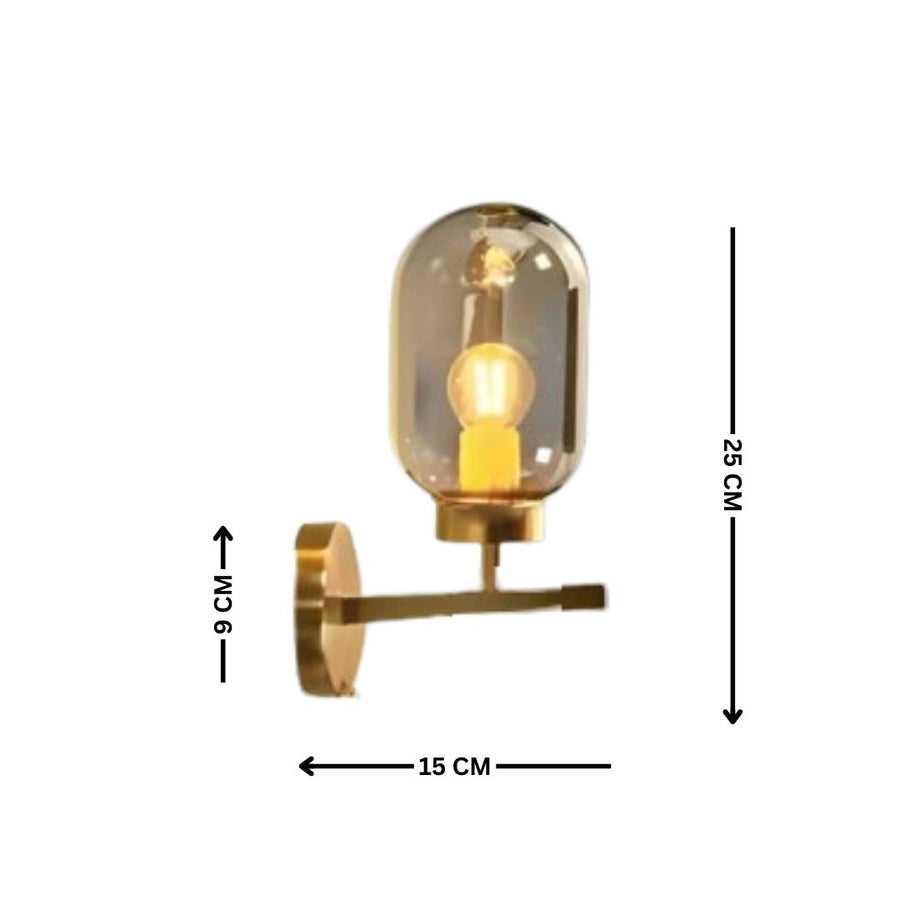 The Glass Wall Light Smoke Glass