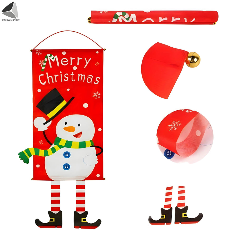 set of 3 christmas banner for decoration