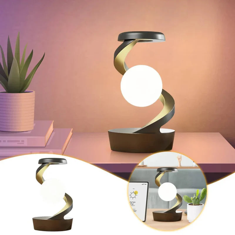 Leviosa Rotating Suspension Lamp With Wireless Charger