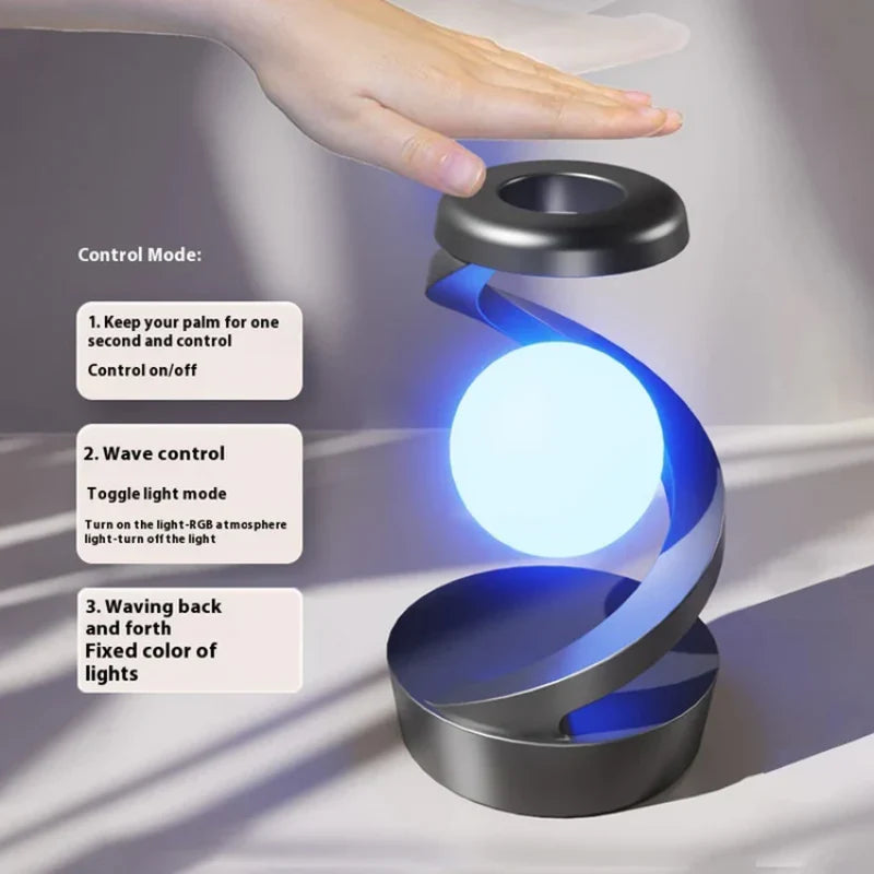 Leviosa Rotating Suspension Lamp With Wireless Charger