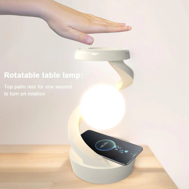 Leviosa Rotating Suspension Lamp With Wireless Charger
