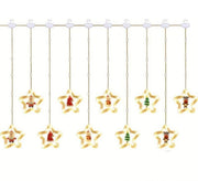 Christmas STAR LED Window Curtain String Lights