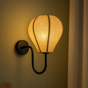 Handcrafted Fabric Wall Light for Home Decor