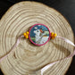 Pichwai Pink Cow Rakhi