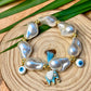 Uncut pearl bracelet(lumba) and rakhi set