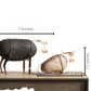 BULLS EYE METAL AND RESIN ARTIFACTS