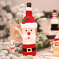 Christmas Knit Wine Bottle Cover - Set Of 2