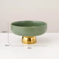 Ceramic fruit bowl decorative table ware