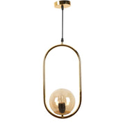 Gold Metal Pendant Hanging Light