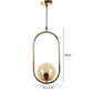 Gold Metal Pendant Hanging Light